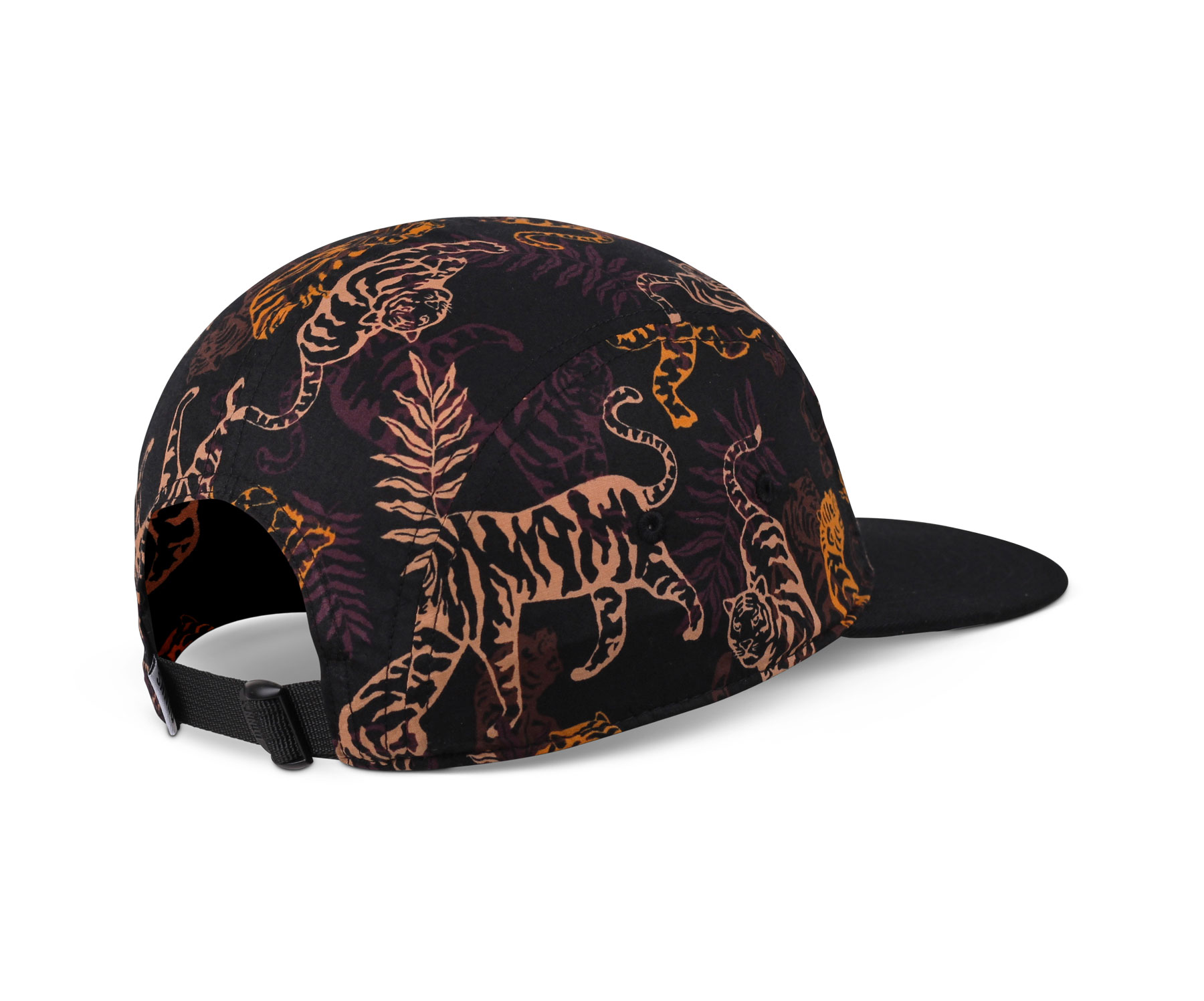 5 Panel Flat Cap Aloha Tiger
