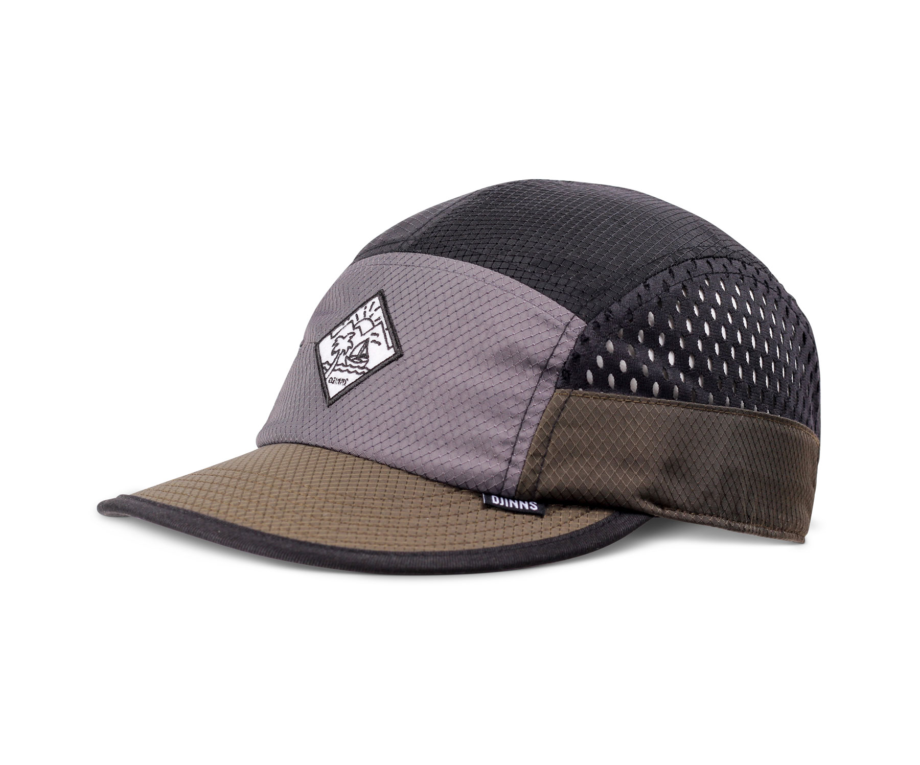 5 Panel Soft Flat Cap Rip Jersey