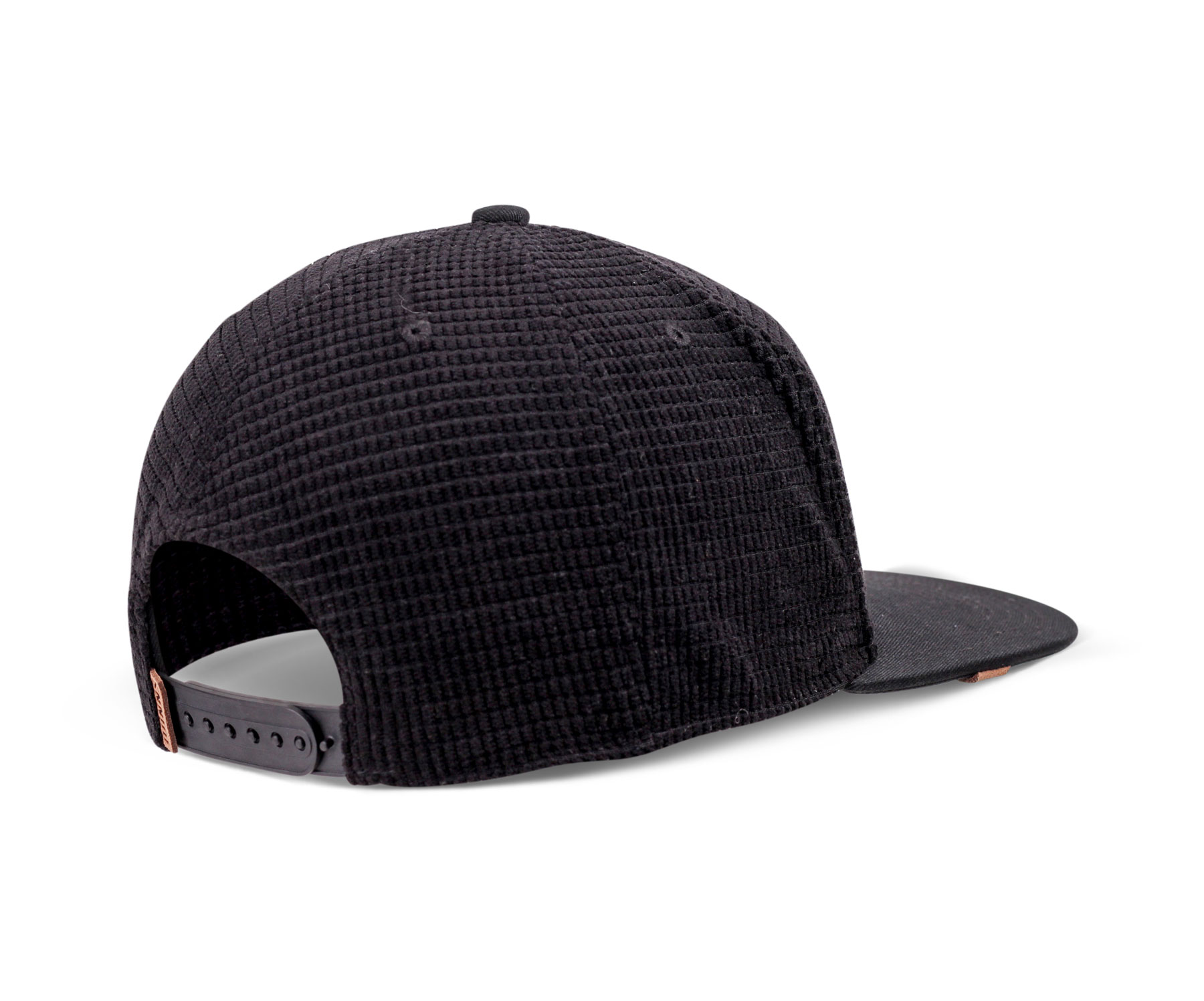 6 Panel Snapback Cap Waffle Cord