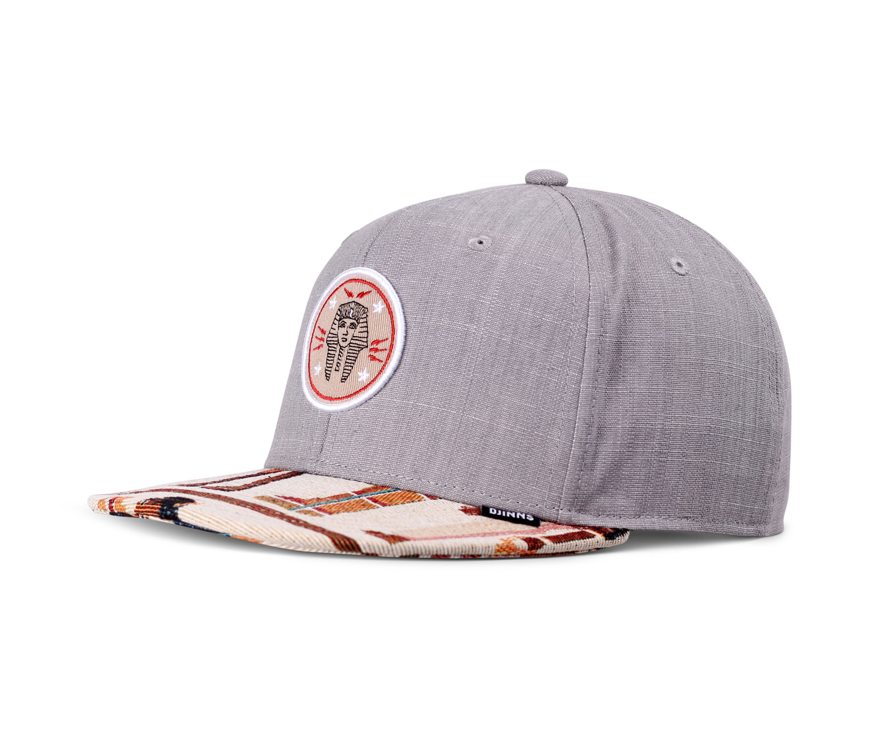 6 Panel Snapback Cap Tutanch Linen Rev.