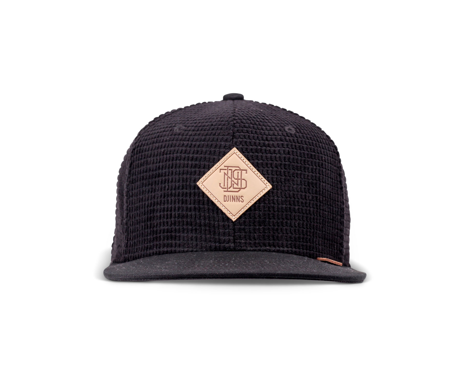 6 Panel Snapback Cap Waffle Cord