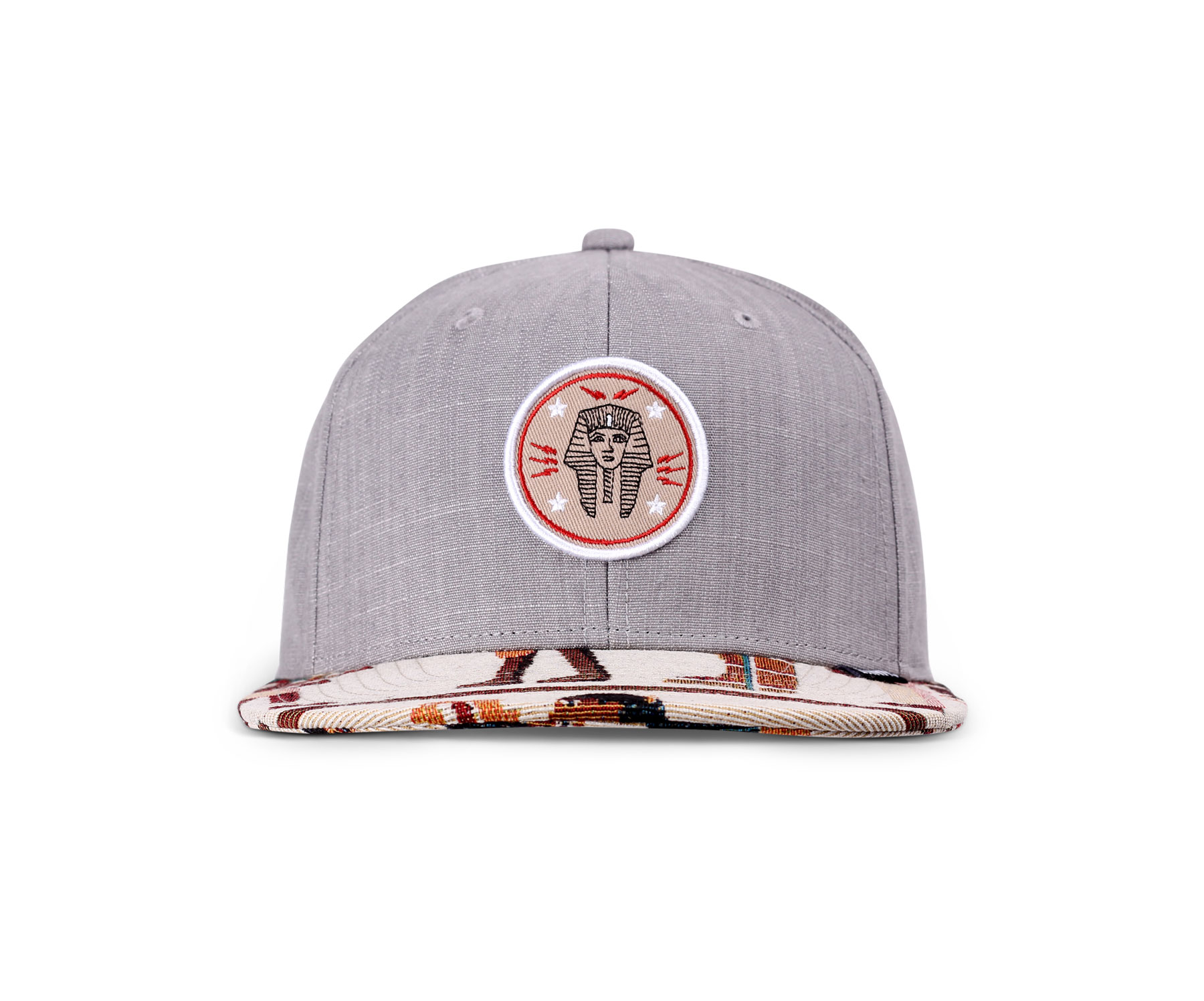 6 Panel Snapback Cap Tutanch Linen Rev.