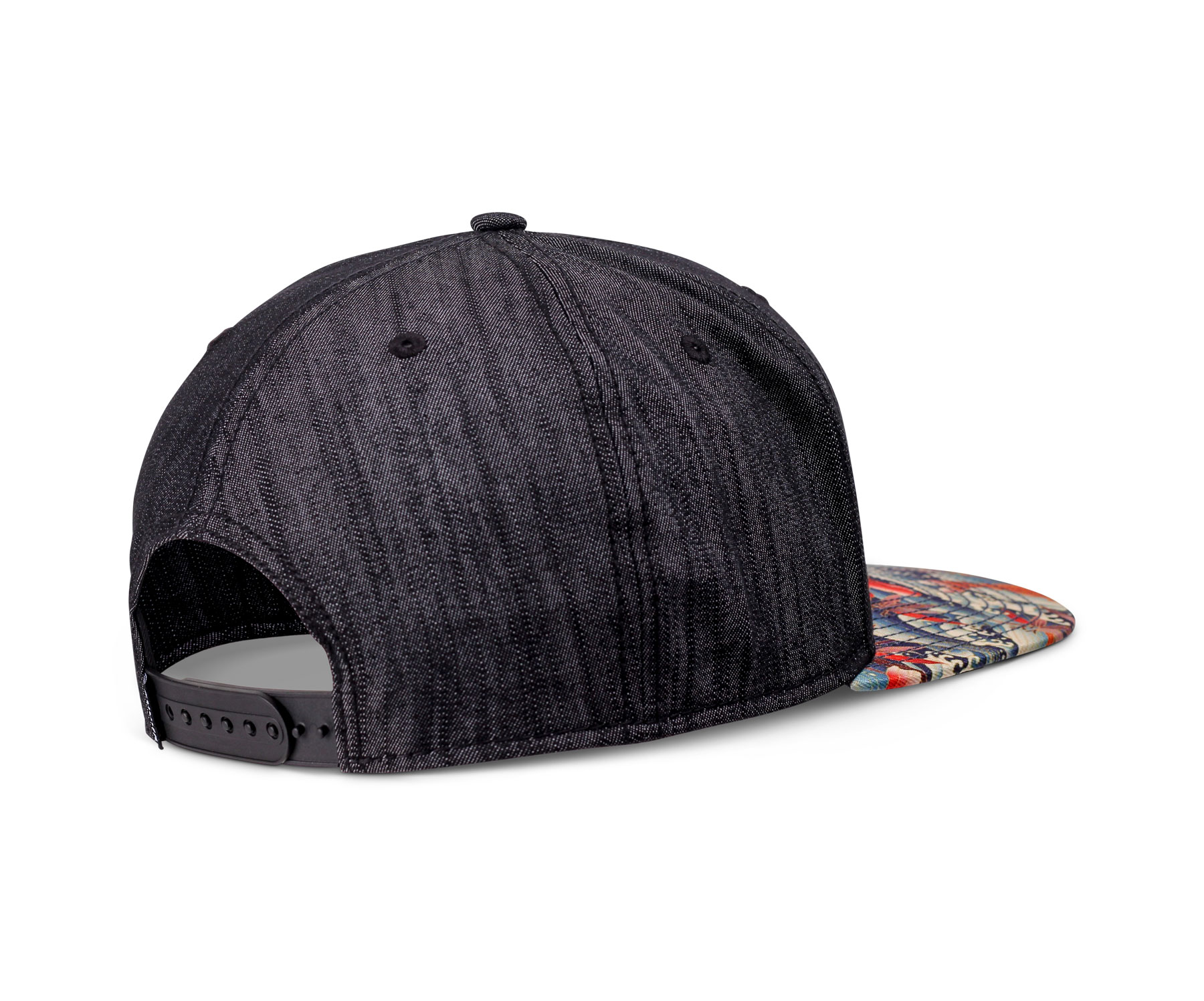 6 Panel Snapback Cap Koi Linen Rev.