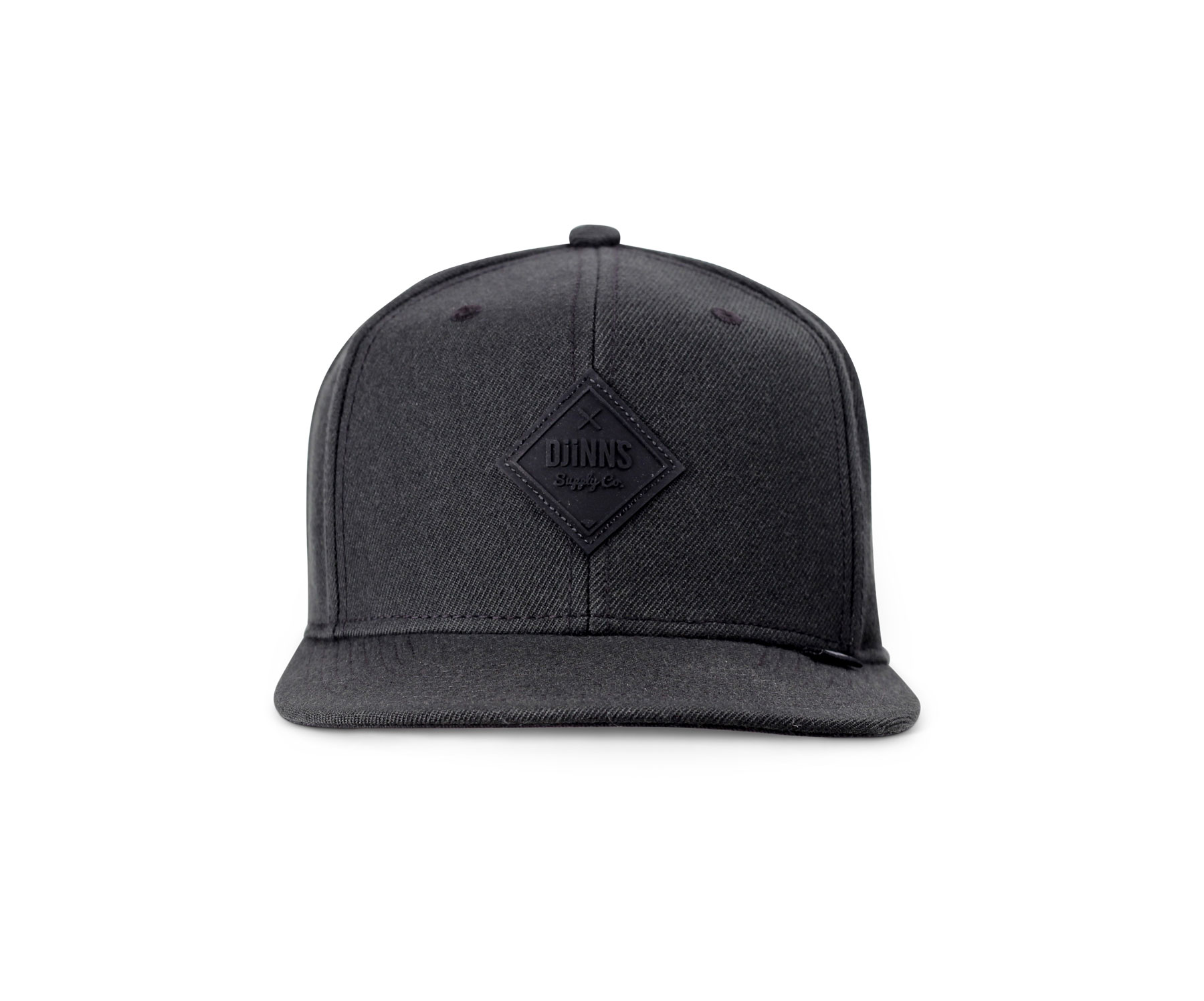 6 Panel Snapback Cap Monochrome
