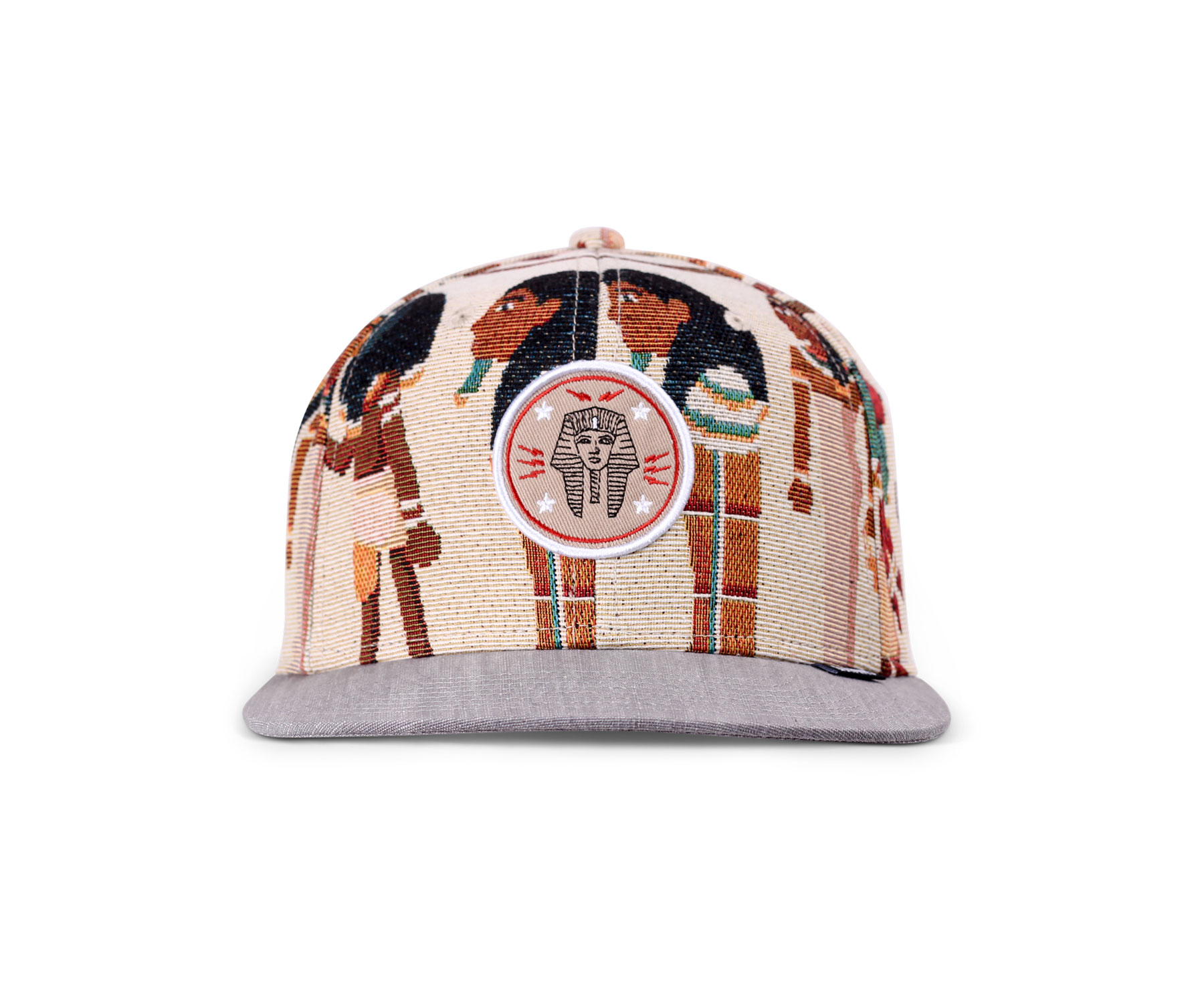 6 Panel Snapback Cap Tutanch Linen