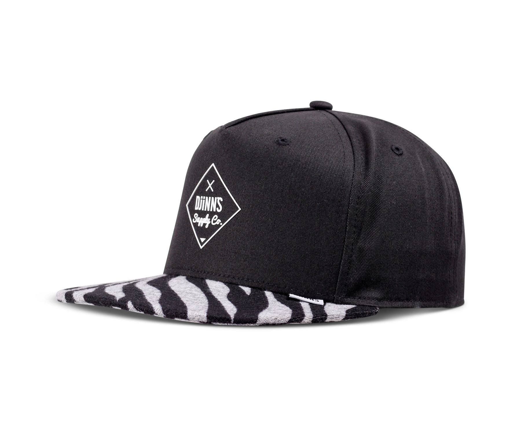 5 Panel Snapback Cap Rubbertigerstripes Rev.