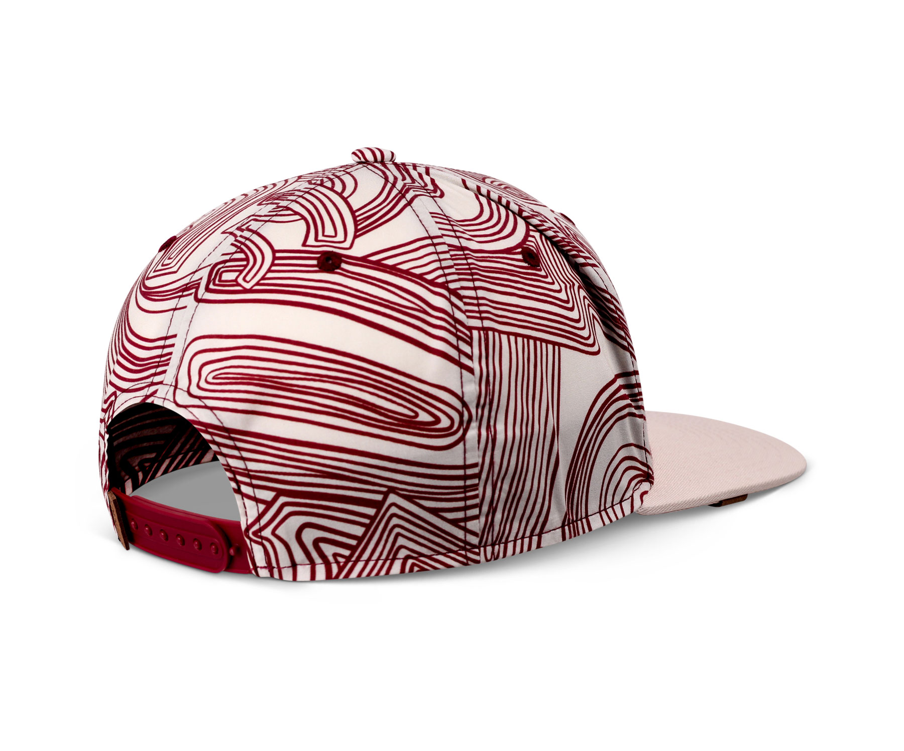 6 Panel Snapback Cap MA Pattern