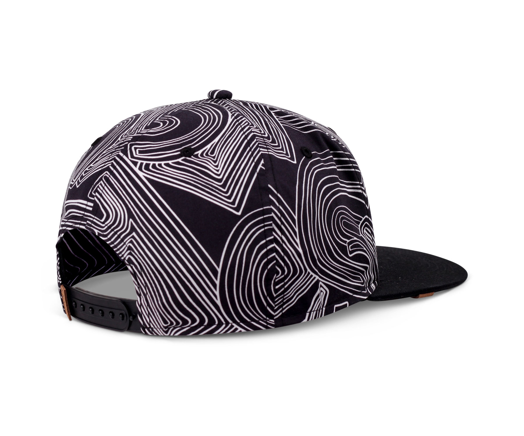 6 Panel Snapback Cap MA Pattern