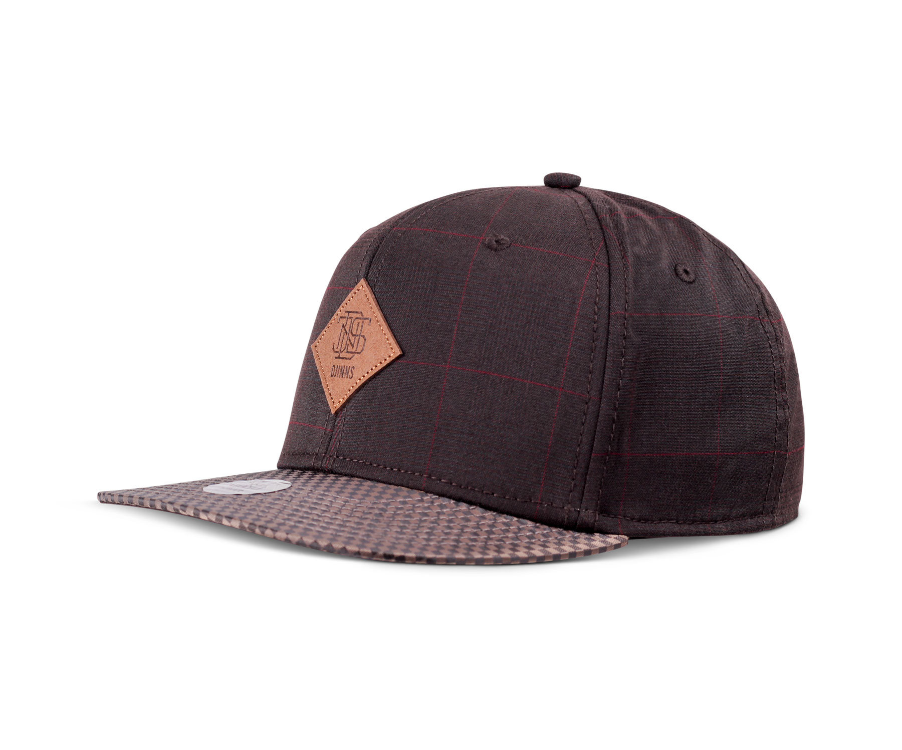 6 Panel Snapback Cap Glencheck