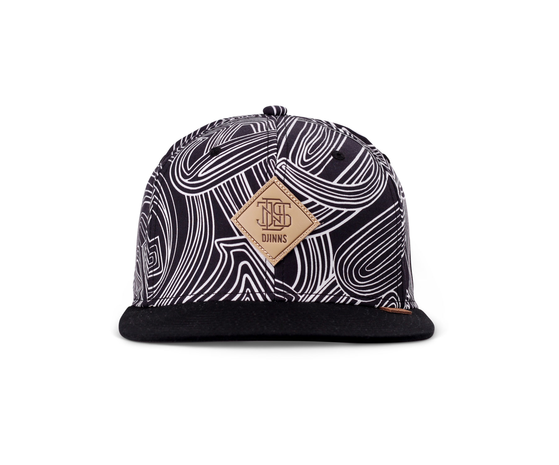 6 Panel Snapback Cap MA Pattern