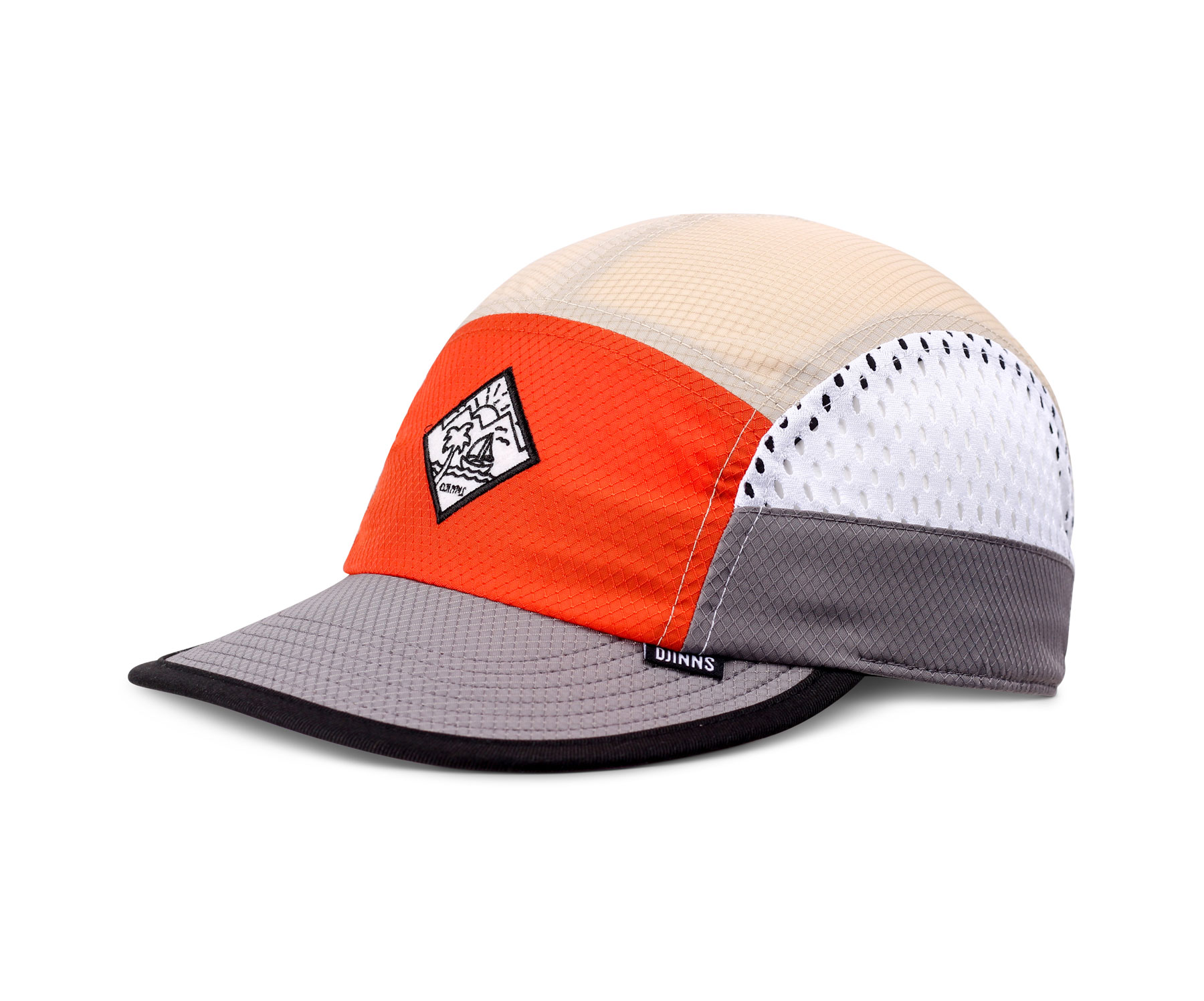 5 Panel Soft Flat Cap Rip Jersey