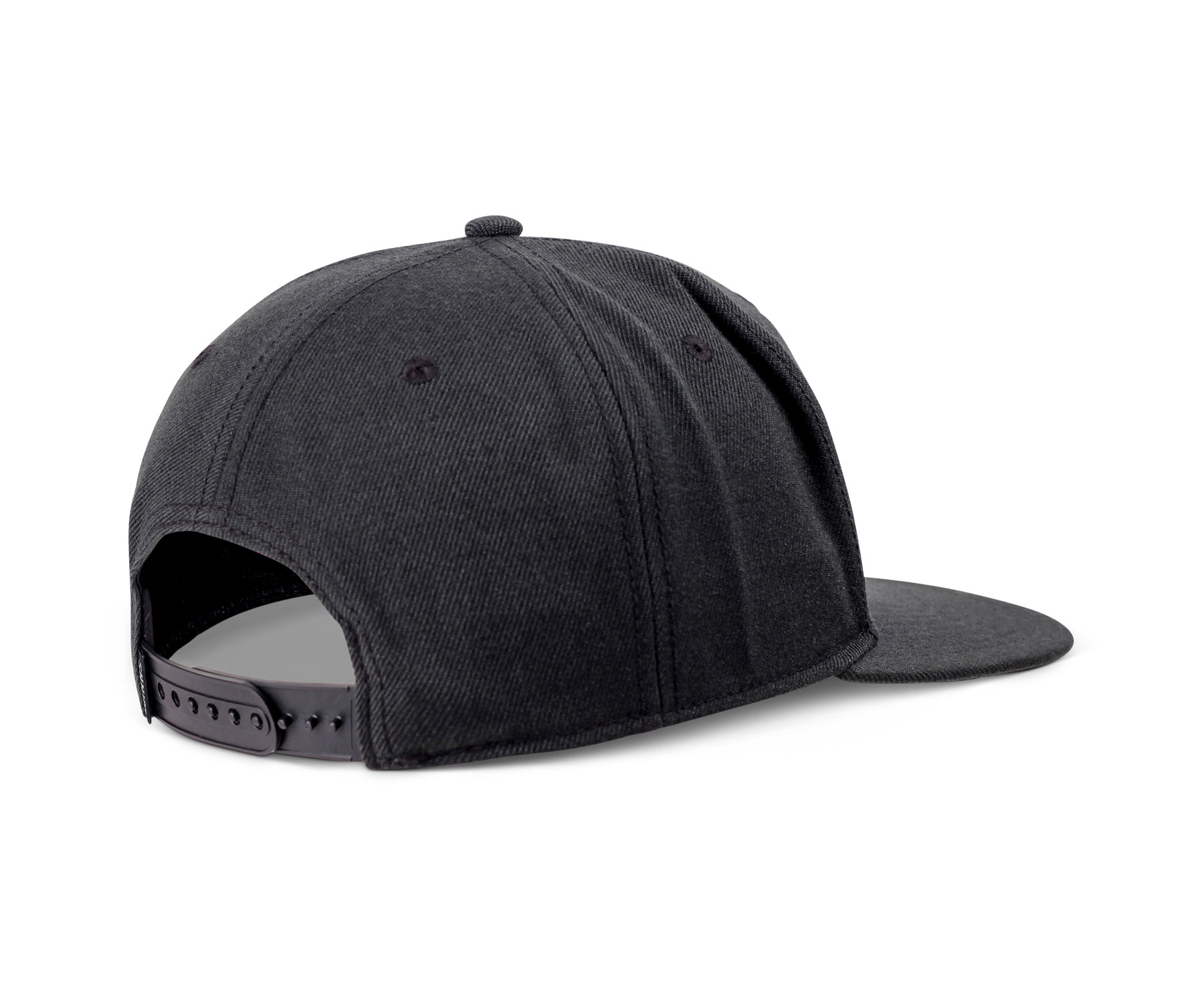 6 Panel Snapback Cap Monochrome
