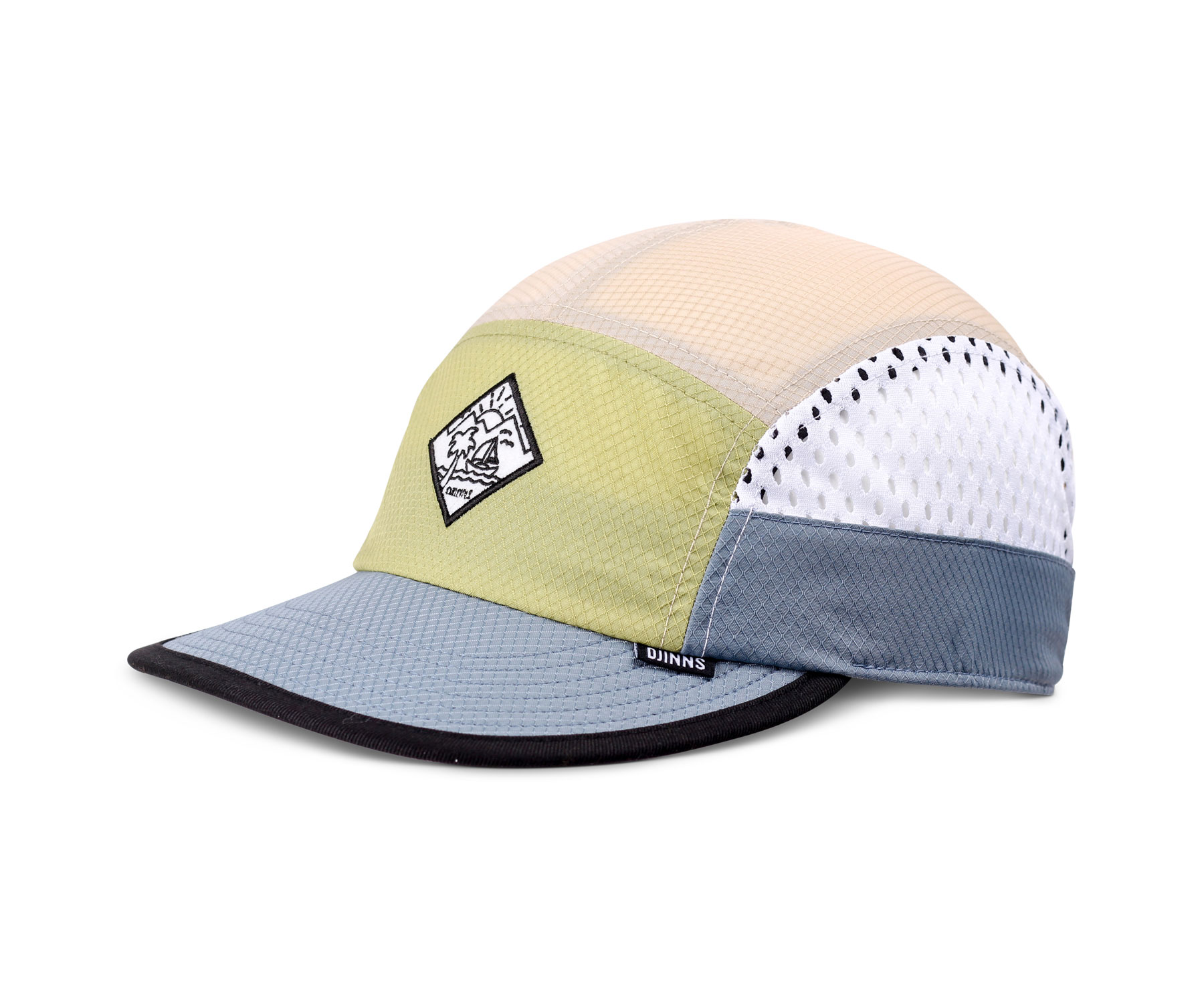5 Panel Soft Flat Cap Rip Jersey