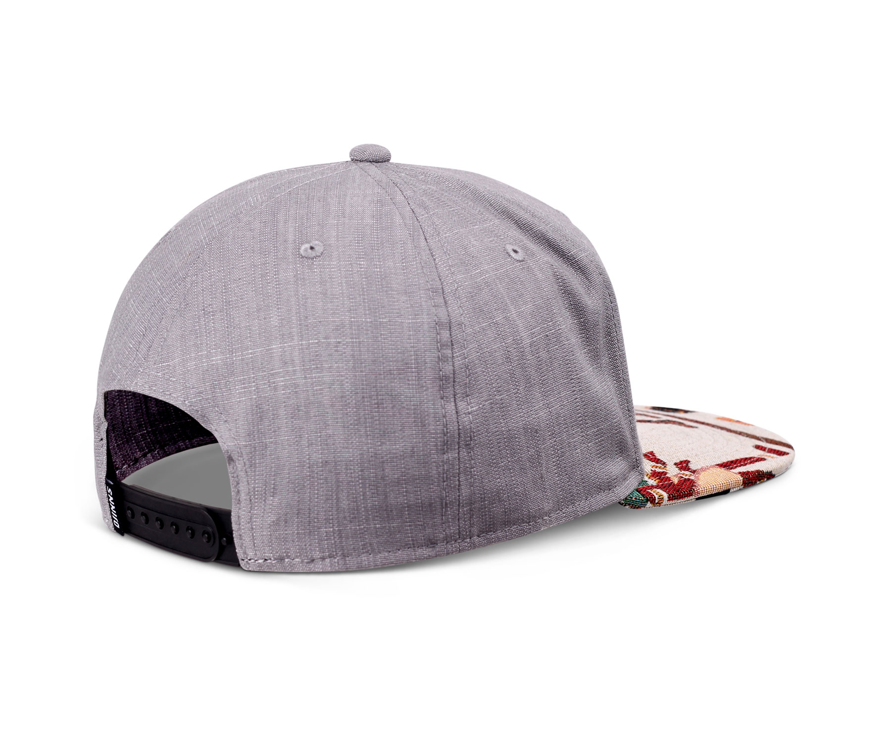 6 Panel Snapback Cap Tutanch Linen Rev.