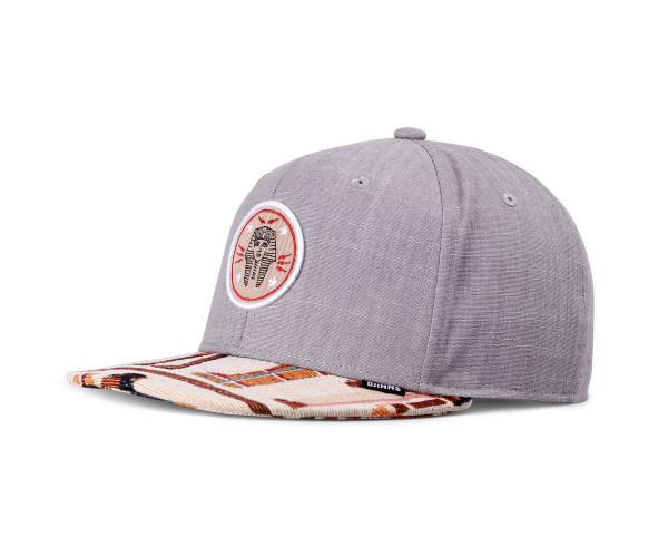 6 Panel Snapback Cap Tutanch Linen Rev.