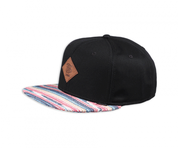 6 Panel Snapback Cap CP Indo Mat Rev.