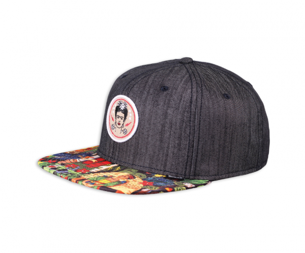 6 Panel Snapback Cap Frida Linen Rev.