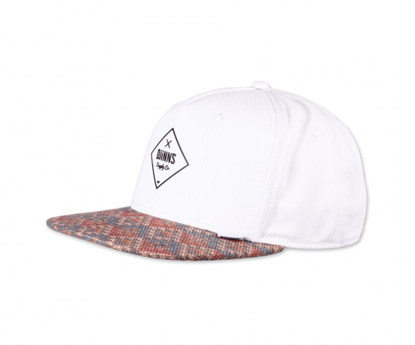 5 Panel Snapback Cap Rubber Washed Aztek
