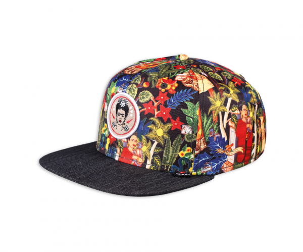 6 Panel Snapback Cap Frida Linen