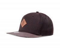 6 Panel Snapback Cap Glencheck 6 Panel Snapback Cap Glencheck