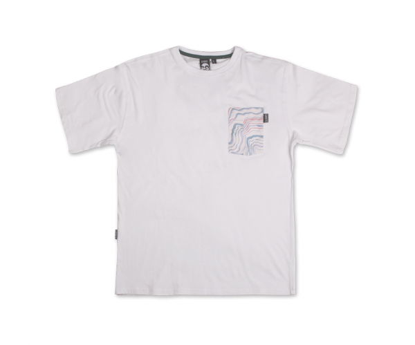 Oversize Pocket T-Shirt Arty Waves