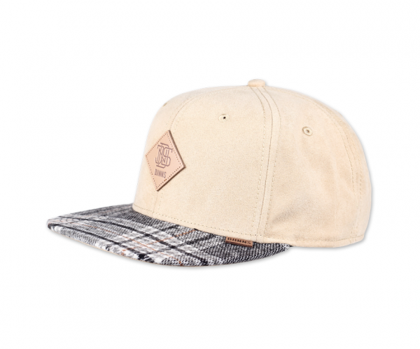 6 Panel Snapback Cap Check Tweed Rev.