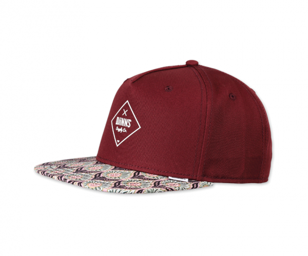 5 Panel Snapback Cap Rubber Dragonflower Rev.