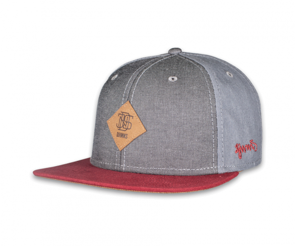 6 Panel Snapback Cap Mix Canvas