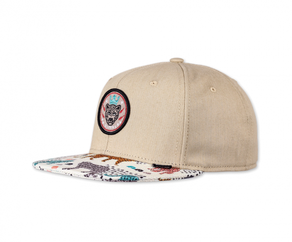6 Panel Snapback Cap Gepard Linen Rev.
