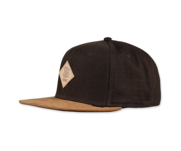 6 Panel Snapback Cap Light Canvas
