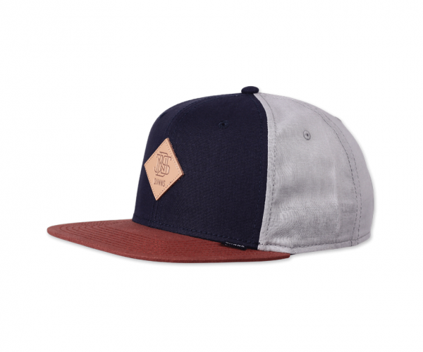 6 Panel Snapback Cap 3 Tone Linen